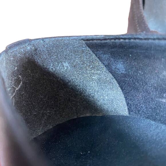 Stuart Weitzman Women’s Brown Frobozzie Chain Detail Wedge Heels Size 6.5 - Picture 5 of 12